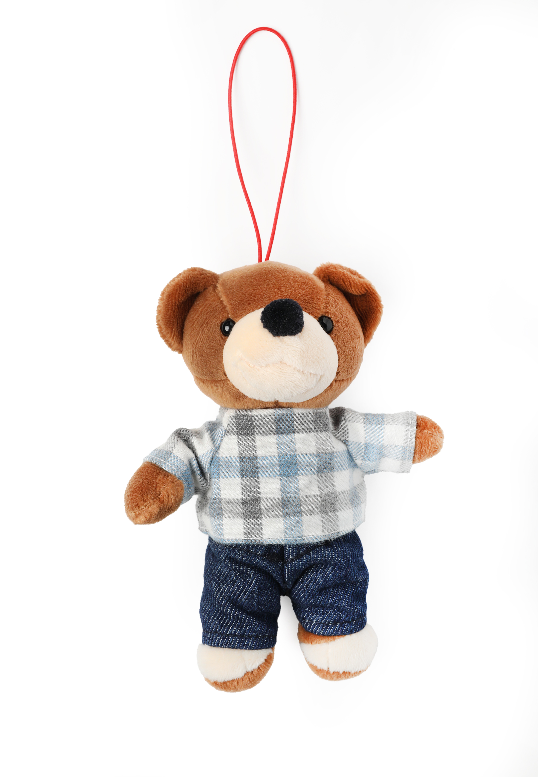 KEY RING WITH THE USZATEK BEAR - BEARINA 5 BEIGE 2