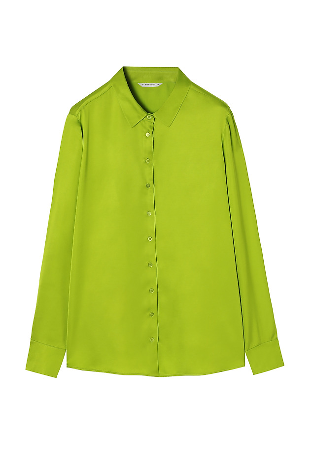 LADIES’ SATIN STYLISH BLOUSE - NIKA LADIES’ SATIN STYLISH BLOUSE - NIKA ZIELONY 6
