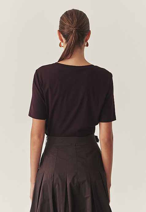 CLASSIC COTTON BLOUSE - ROFINA RED 2