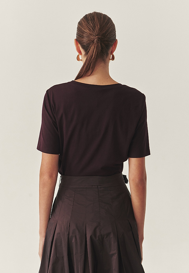 CLASSIC COTTON BLOUSE - ROFINA CLASSIC COTTON BLOUSE - ROFINA RED 3