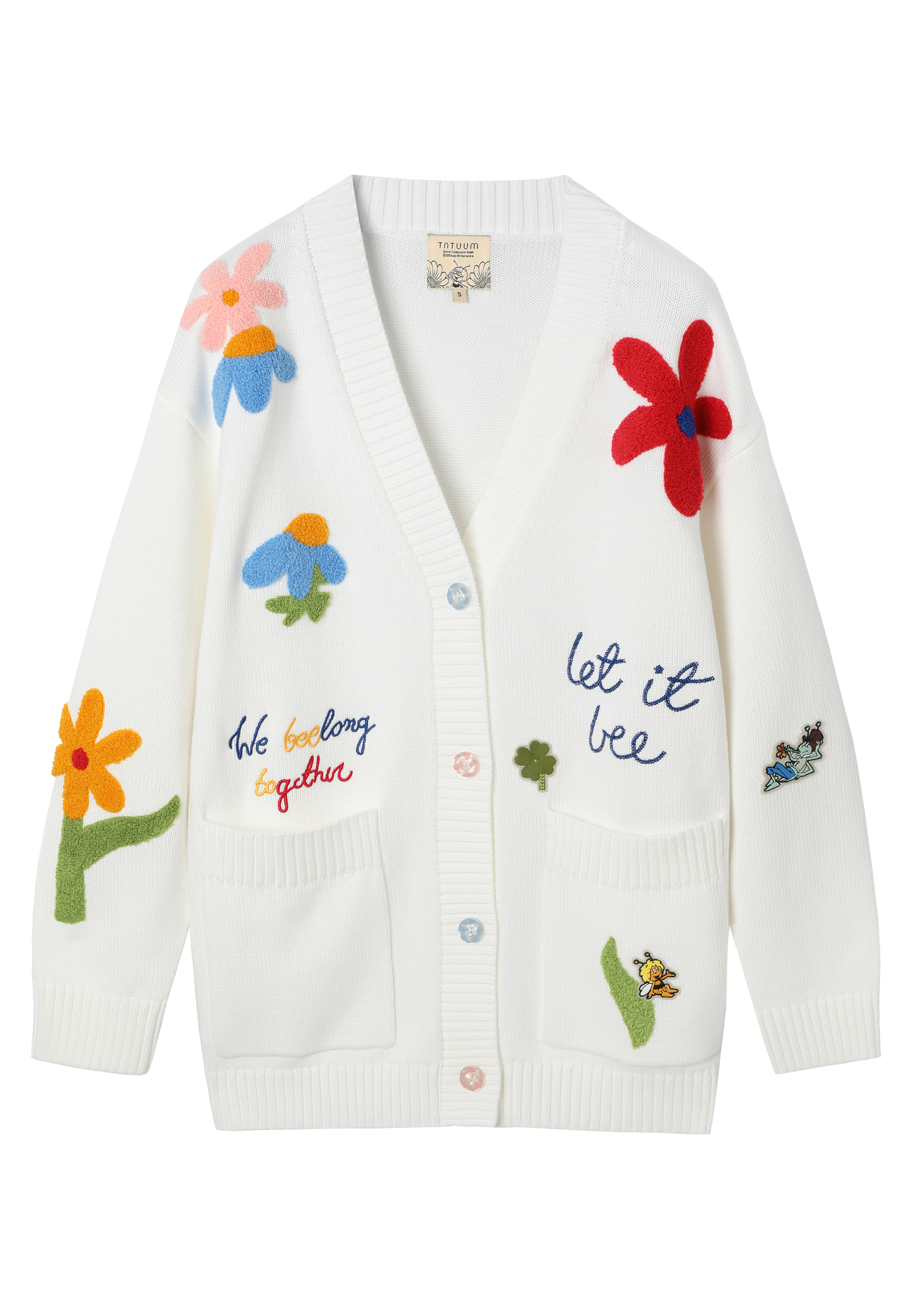 KARDIGAN S JARNÍ VÝŠIVKOU – SLAVIO