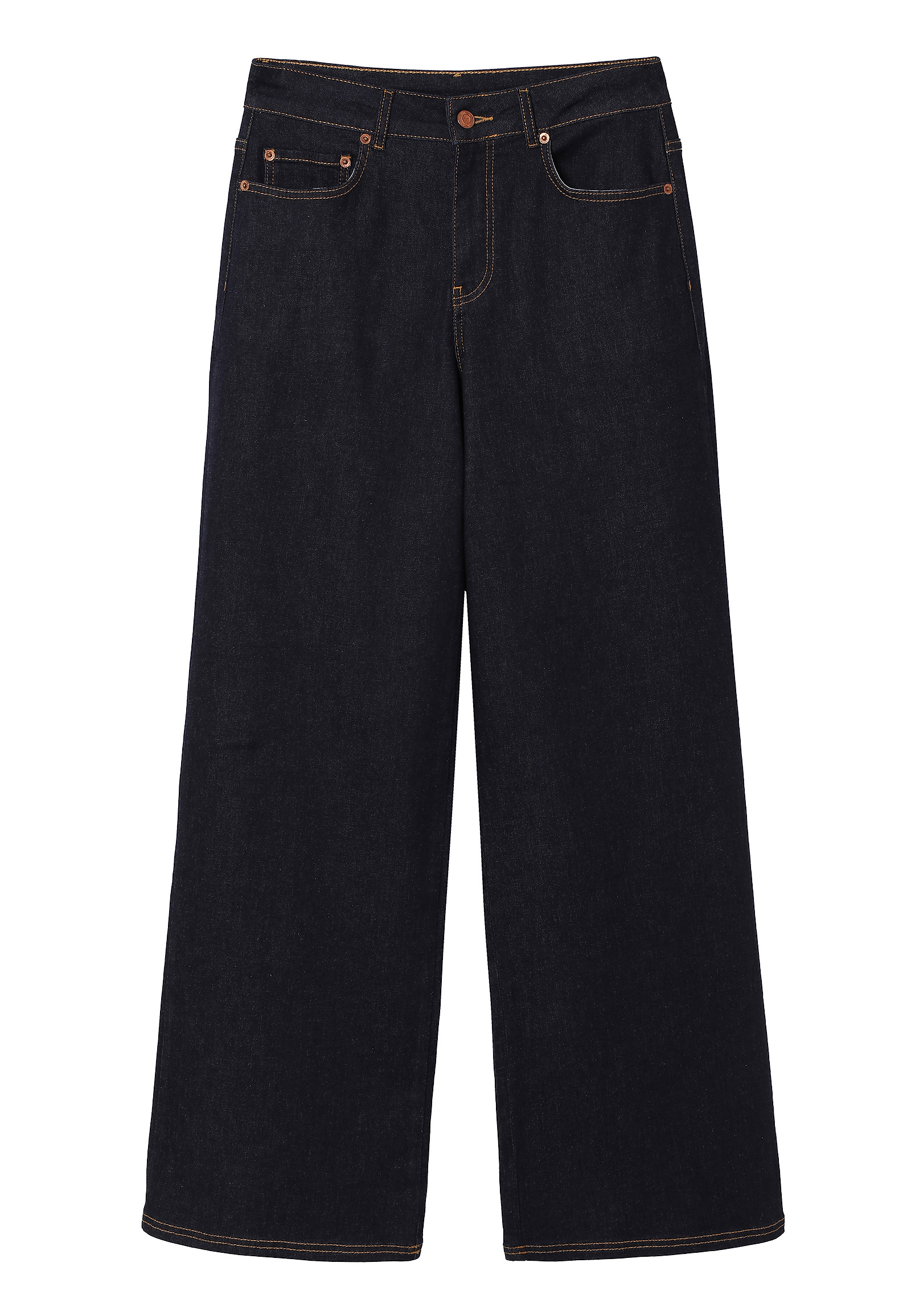 DENIM ŠIROKÉ NOHAVICE - BROOKLYN DENIM ŠIROKÉ NOHAVICE - BROOKLYN MODRÁ 117709