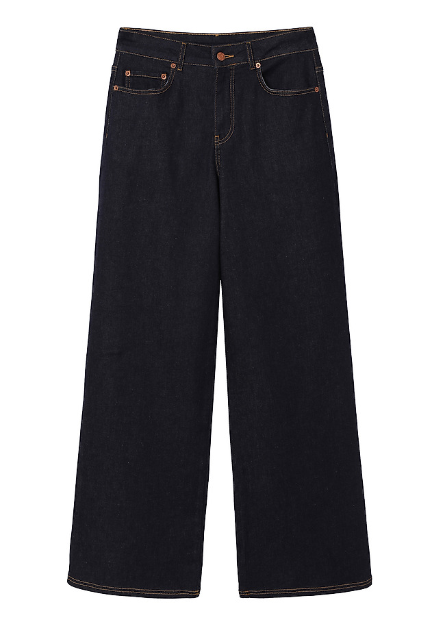 DENIM ŠIROKÉ NOHAVICE - BROOKLYN DENIM ŠIROKÉ NOHAVICE - BROOKLYN MODRÁ 6