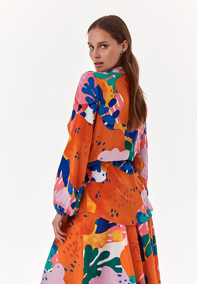 COLECȚIA BLOOMING: BLUZĂ DE DAMĂ CU MODEL LENAZJA COLECȚIA BLOOMING: BLUZĂ DE DAMĂ CU MODEL LENAZJA MULTICOLOR 3