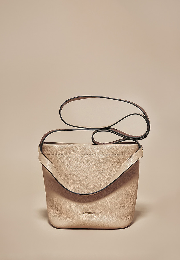 WOMEN'S LEATHER BAG - INFINITY WOMEN'S LEATHER BAG - INFINITY BEIGE 1