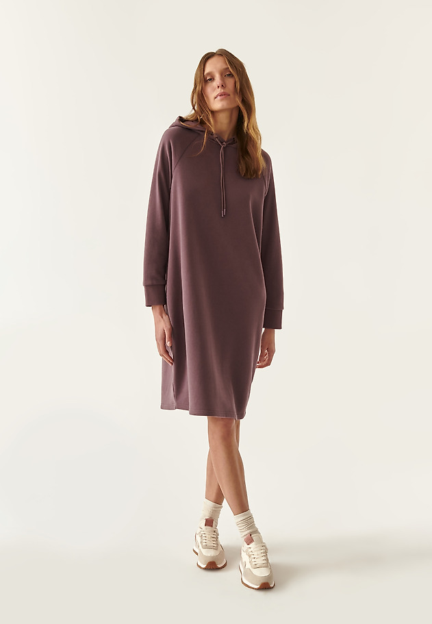 DRESS WITH A HOOD ASPENA DRESS WITH A HOOD ASPENA PURPLE 1