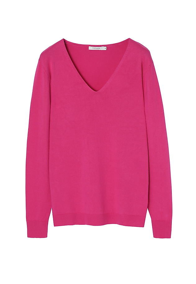LADIES' CLASSIC SWEATER TESSA LADIES' CLASSIC SWEATER TESSA RÓŻOWY 6