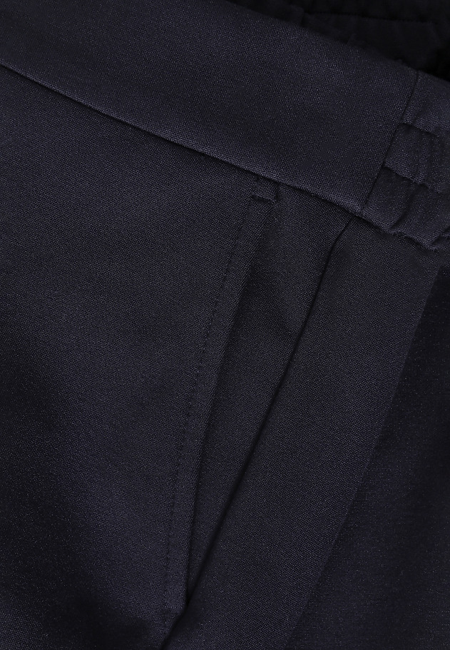 LADIES' KNITTED TROUSERS WITH ELASTIC WAISTBAND - LILO LADIES' KNITTED TROUSERS WITH ELASTIC WAISTBAND - LILO GRANATOWY 5