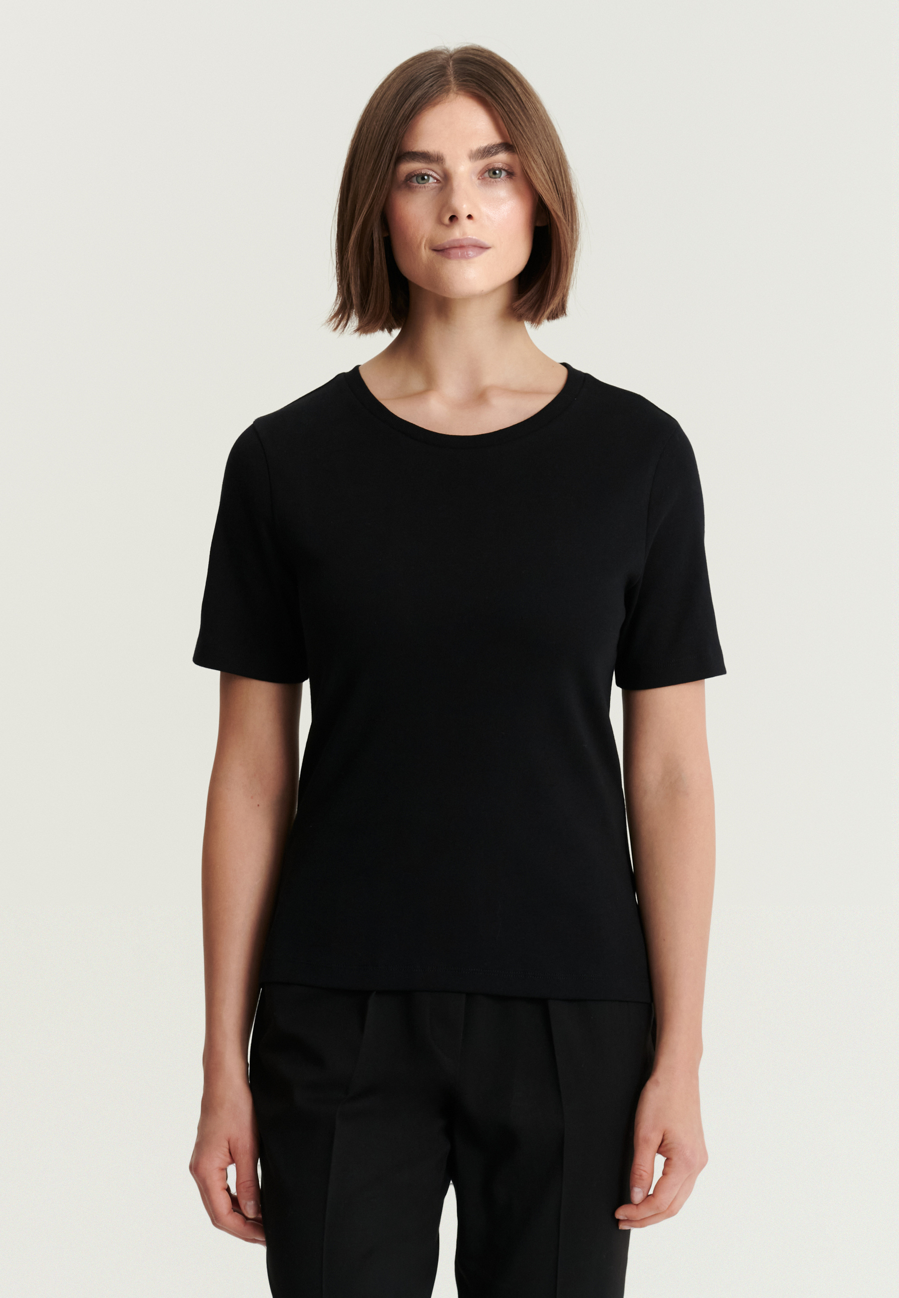 WOMEN'S COTTON T-SHIRT - KIRI BLACK 2