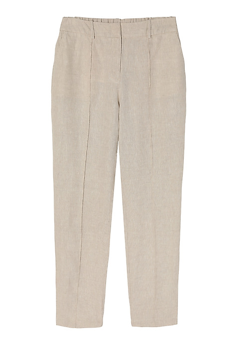 LADIES’ LINEN CIGARILLOS - MILO BEIGE 2