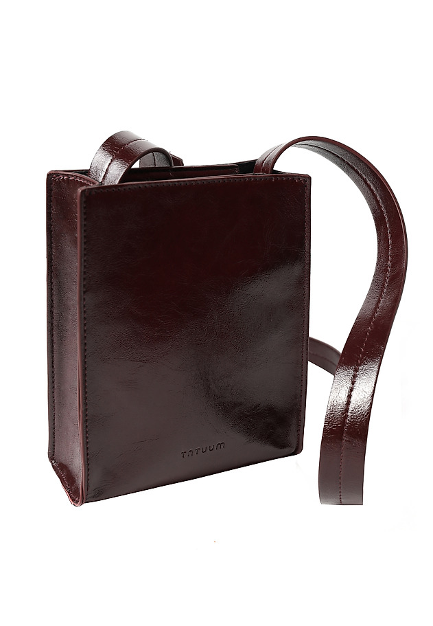 KOMPAKTNÍ VÍNOVÁ KABELKA – BURGUNDY GLINT KOMPAKTNÍ VÍNOVÁ KABELKA – BURGUNDY GLINT ČERVENÁ 6