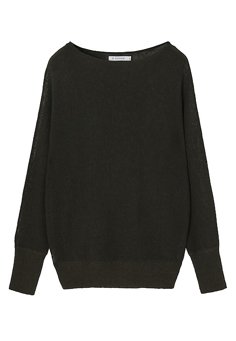 LIGHTWEIGHT LINEN AND COTTON JUMPER - NASHY KHAKI 2