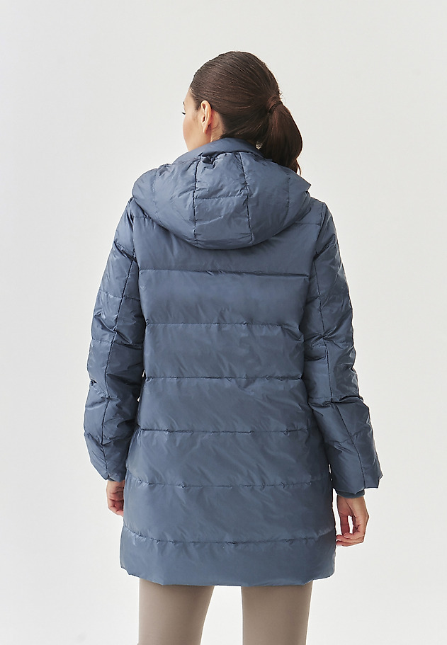 LADIES' PUFF JACKET WITH HOOD - DAGMARIA LADIES' PUFF JACKET WITH HOOD - DAGMARIA NIEBIESKI 3