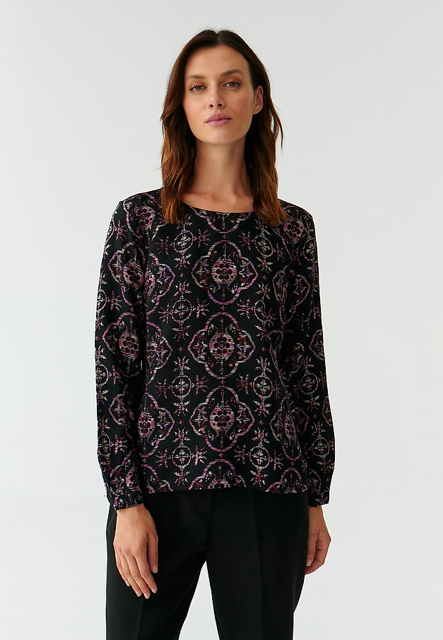 PATTERNED LADIES’ BLOUSE TRIKA PATTERNED LADIES’ BLOUSE TRIKA MULTICOLOR 3