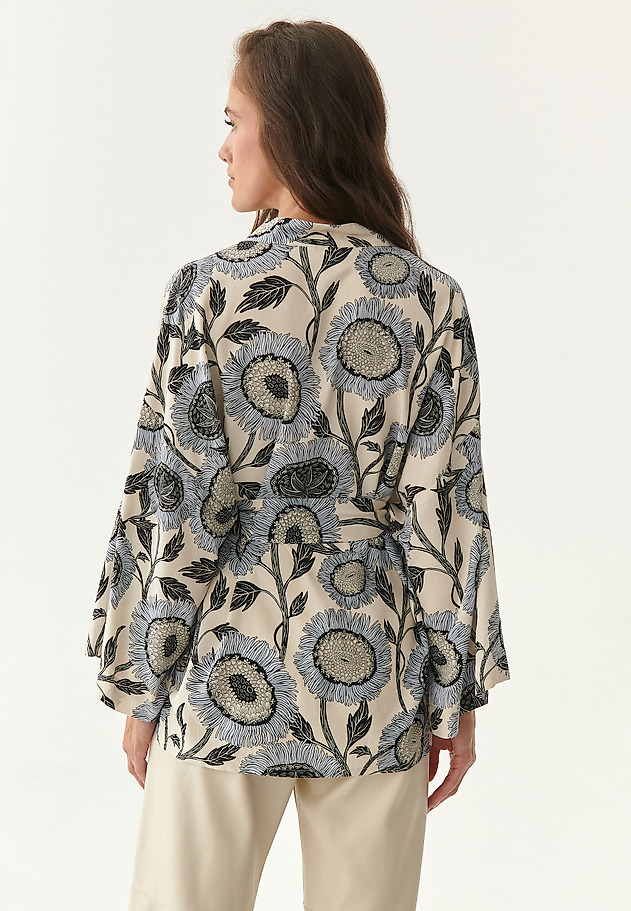 LADIES' WRAP BLOUSE TAWINA LADIES' WRAP BLOUSE TAWINA MULTICOLOR 2