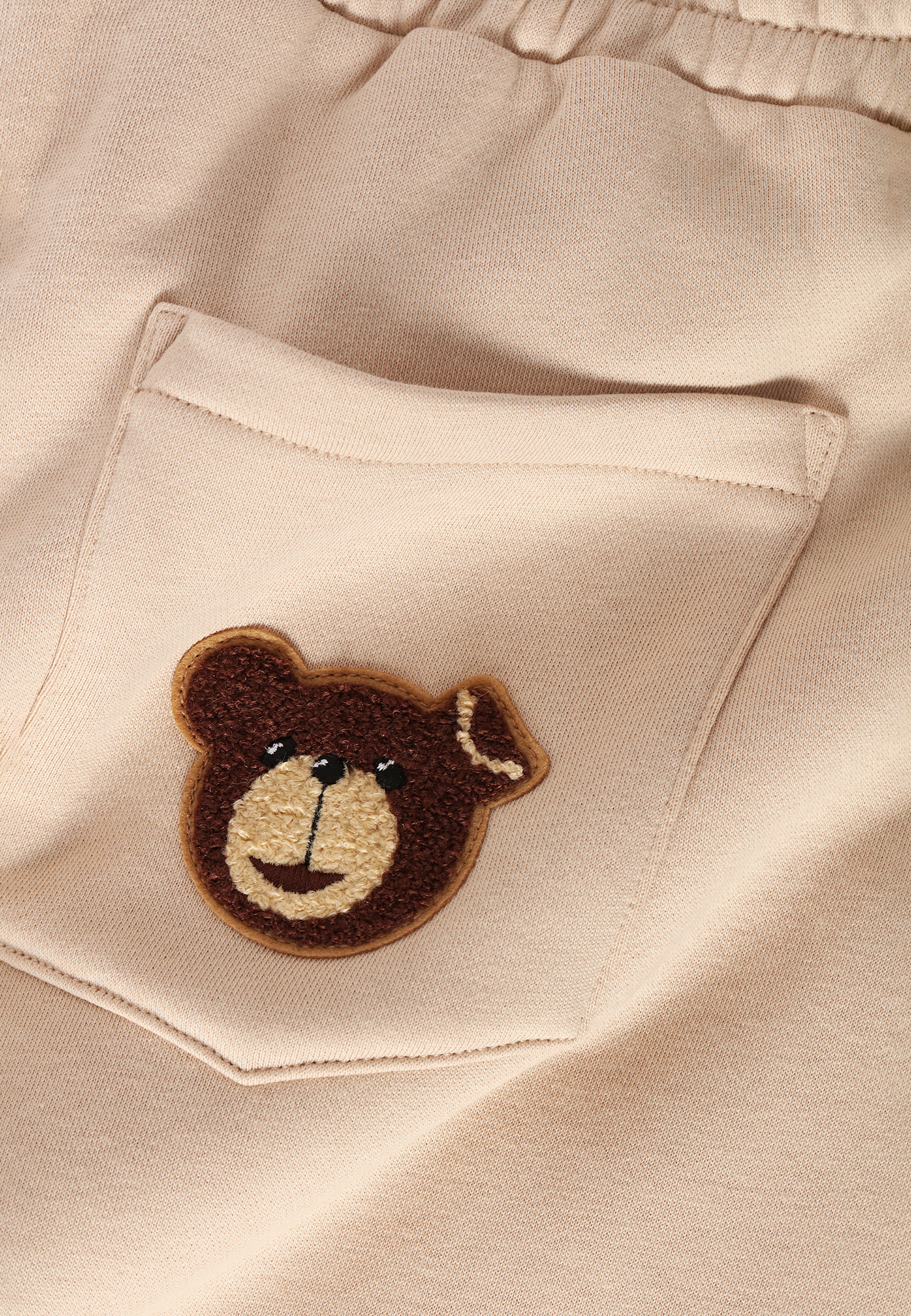 DAMSKIE SPODNIE DZIANINOWE SANTANA BEŻOWY 2