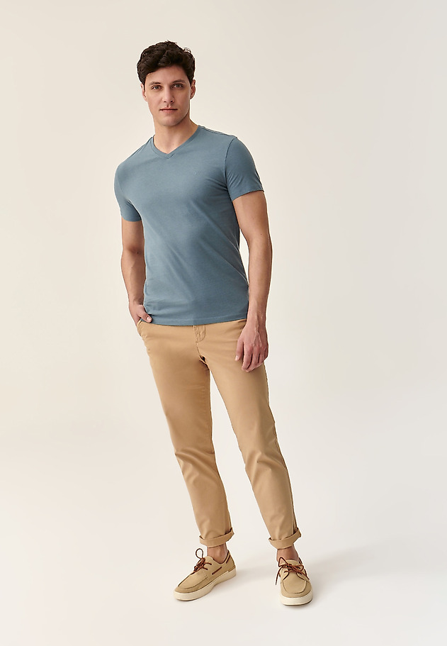 CLASSIC MEN'S T-SHIRT LUCK CLASSIC MEN'S T-SHIRT LUCK BLUE 2