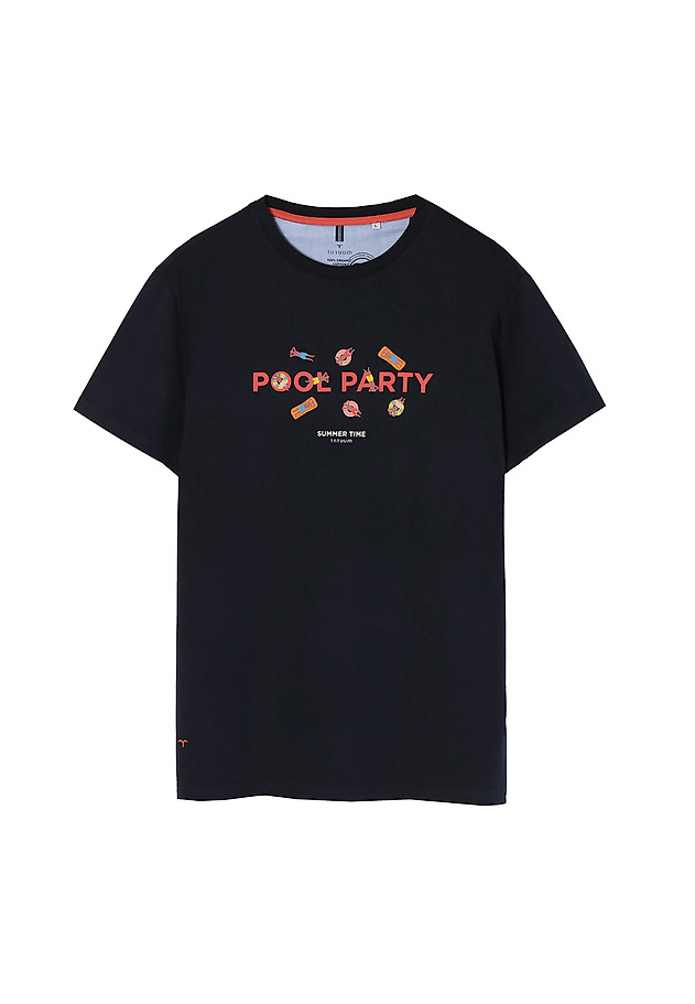 MEN'S COTTON T-SHIRT MIKIN 20 MEN'S COTTON T-SHIRT MIKIN 20 NAVY BLUE 5