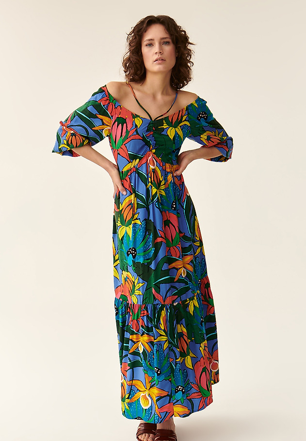 LADIES' FLORAL DRESS PALMIKO LADIES' FLORAL DRESS PALMIKO MULTIKOLOR 2