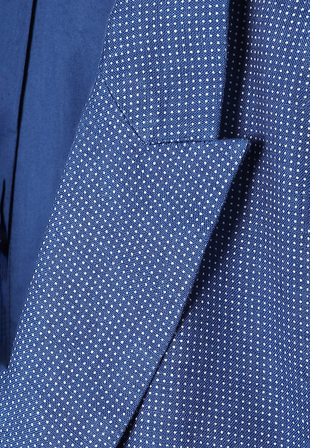 ELEGANTEN LANEN ŽENSKI BLAZER Z BOMBAŽNO PODLOGO - KAREMA 4 ELEGANTEN LANEN ŽENSKI BLAZER Z BOMBAŽNO PODLOGO - KAREMA 4 MODRA 6