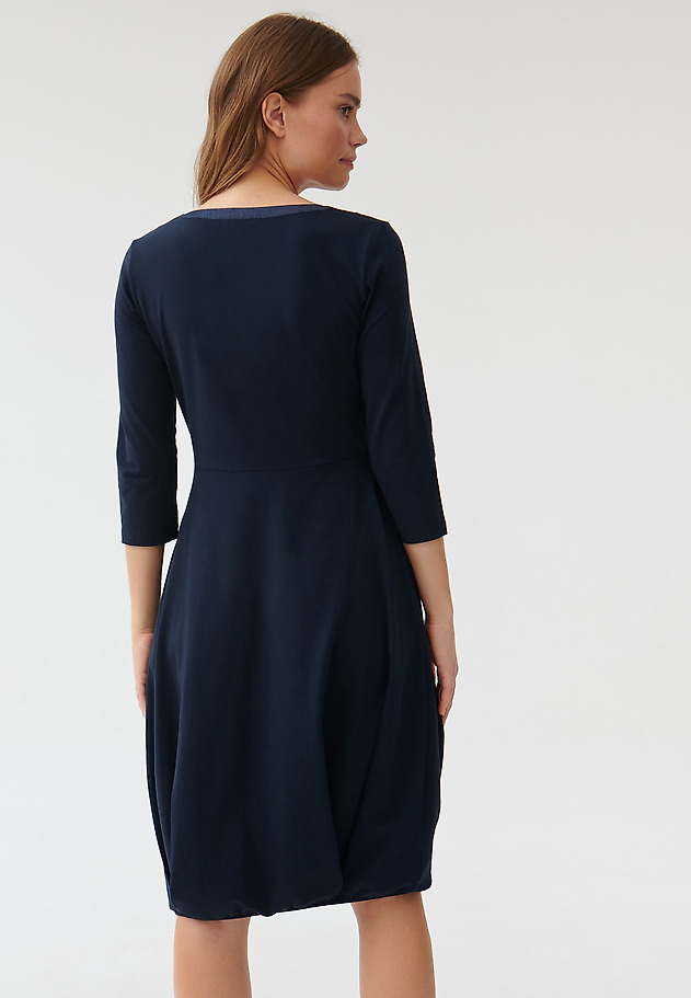 ROCHIE TRICOTATĂ CU NASTURI LANISTIKO ROCHIE TRICOTATĂ CU NASTURI LANISTIKO BLEUMARIN 3
