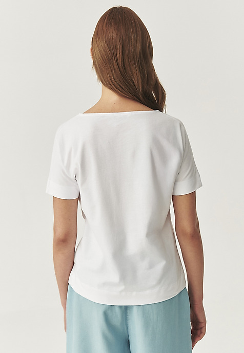 TRICOU DIN BUMBAC - LALI 2 ALB 2