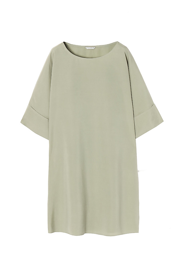 LOOSE-FITTING LADIES' DRESS TOKO LOOSE-FITTING LADIES' DRESS TOKO KHAKI 5