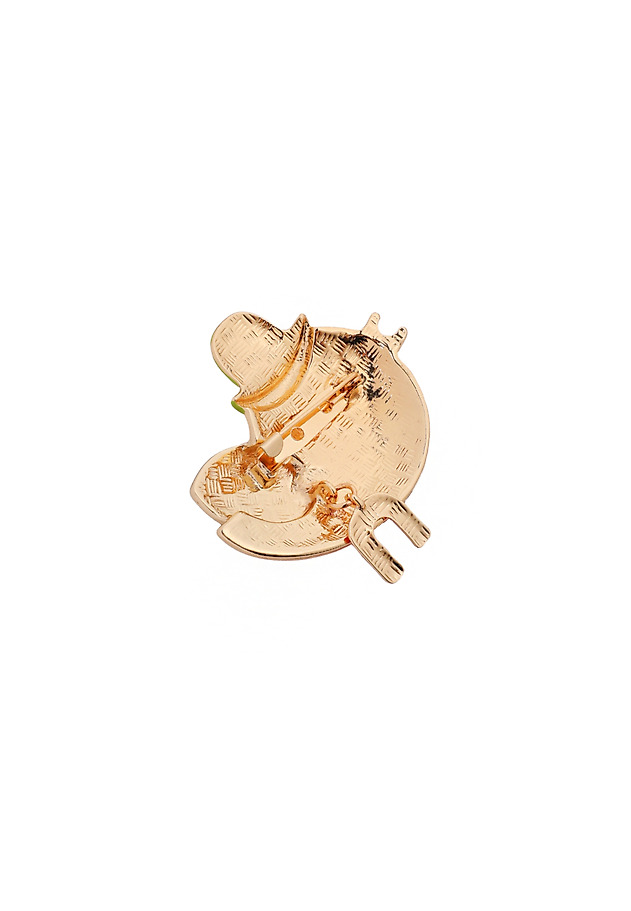 ORNAMENTAL BIRD-SHAPED BROOCH — PEPI ORNAMENTAL BIRD-SHAPED BROOCH — PEPI MULTIKOLOR 3