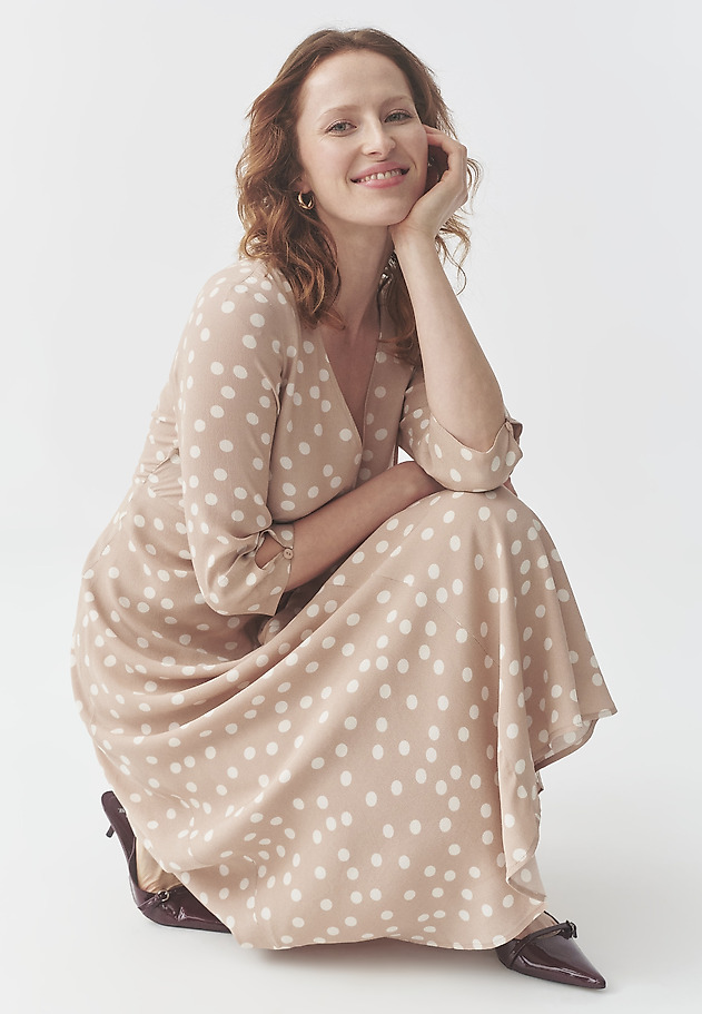 VISCOSE POLKA DOTS DRESS - CASIA VISCOSE POLKA DOTS DRESS - CASIA MULTIKOLOR 6