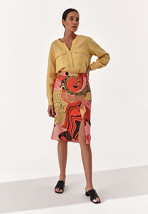 PENCIL SKIRT LULU MULTICOLOR 2