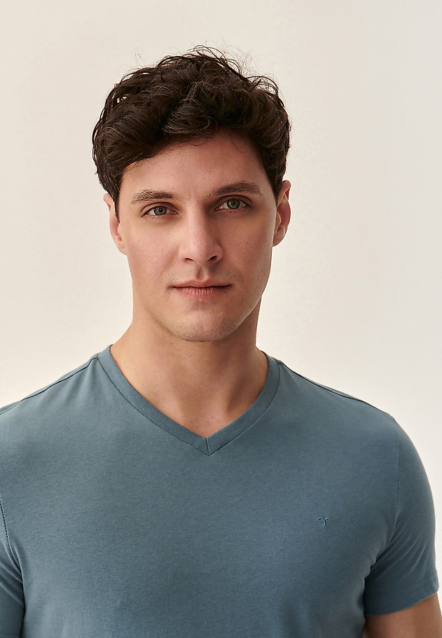 CLASSIC MEN'S T-SHIRT LUCK CLASSIC MEN'S T-SHIRT LUCK BLUE 4
