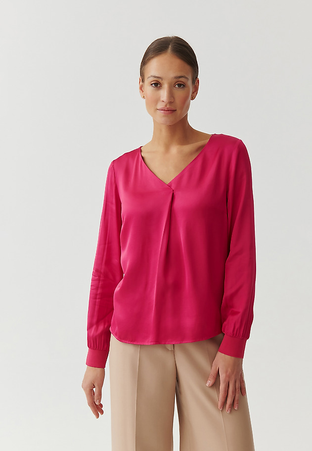 ŽENSKA BLUZA Z DOLGIMI ROKAVI - SANDRIKA ŽENSKA BLUZA Z DOLGIMI ROKAVI - SANDRIKA ROŽNATA 3