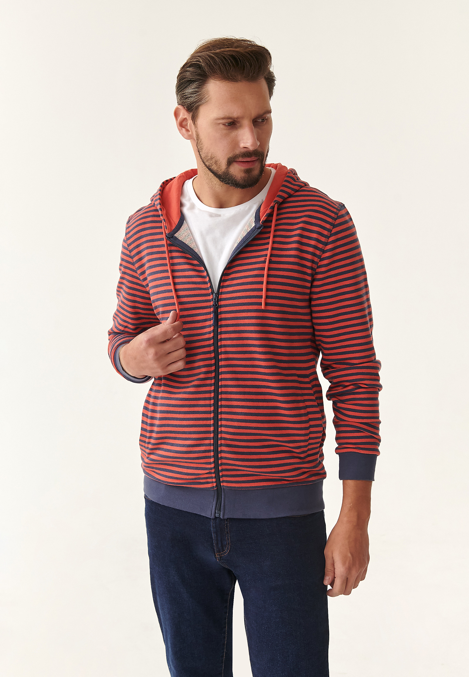 MEN'S ZIP HOODIE KENY MEN'S ZIP HOODIE KENY RED 80720
