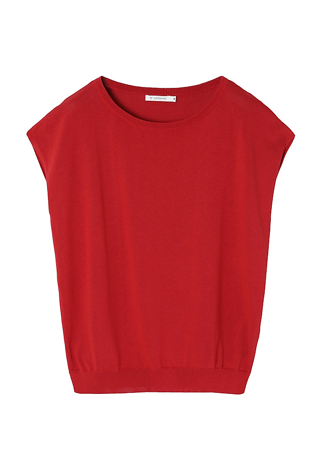THIN SWEATER MADE FROM COOL VISCOSE LONRI THIN SWEATER MADE FROM COOL VISCOSE LONRI RED 6