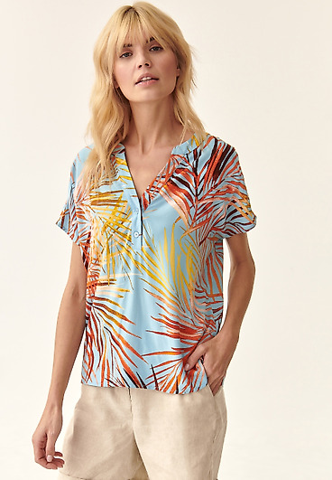 LADIES' SHORT-SLEEVED BLOUSE MARELLI LADIES' SHORT-SLEEVED BLOUSE MARELLI