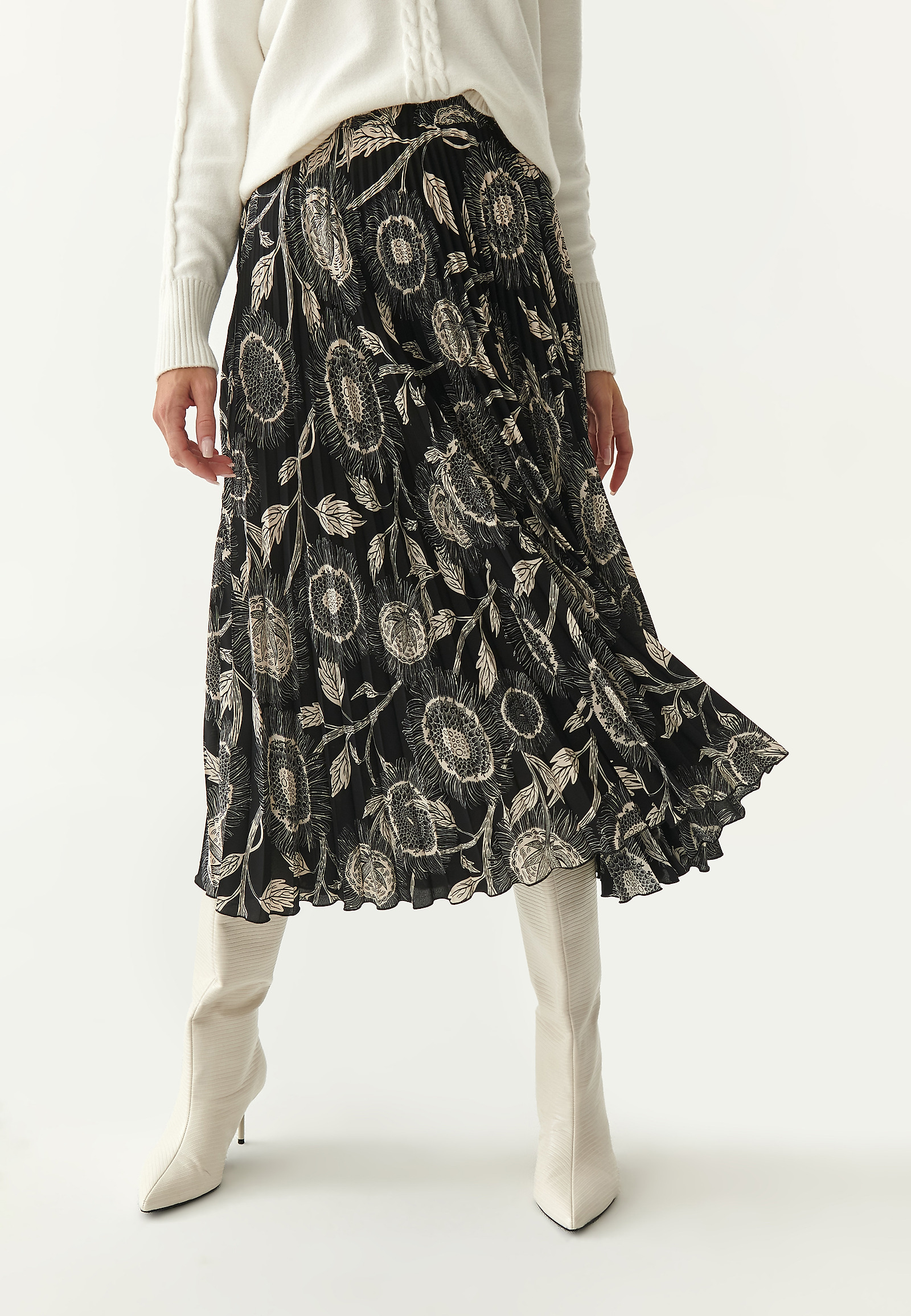 LONG PLEATED SKIRT MERIDIANA 2 LONG PLEATED SKIRT MERIDIANA 2 MULTICOLOR 82849