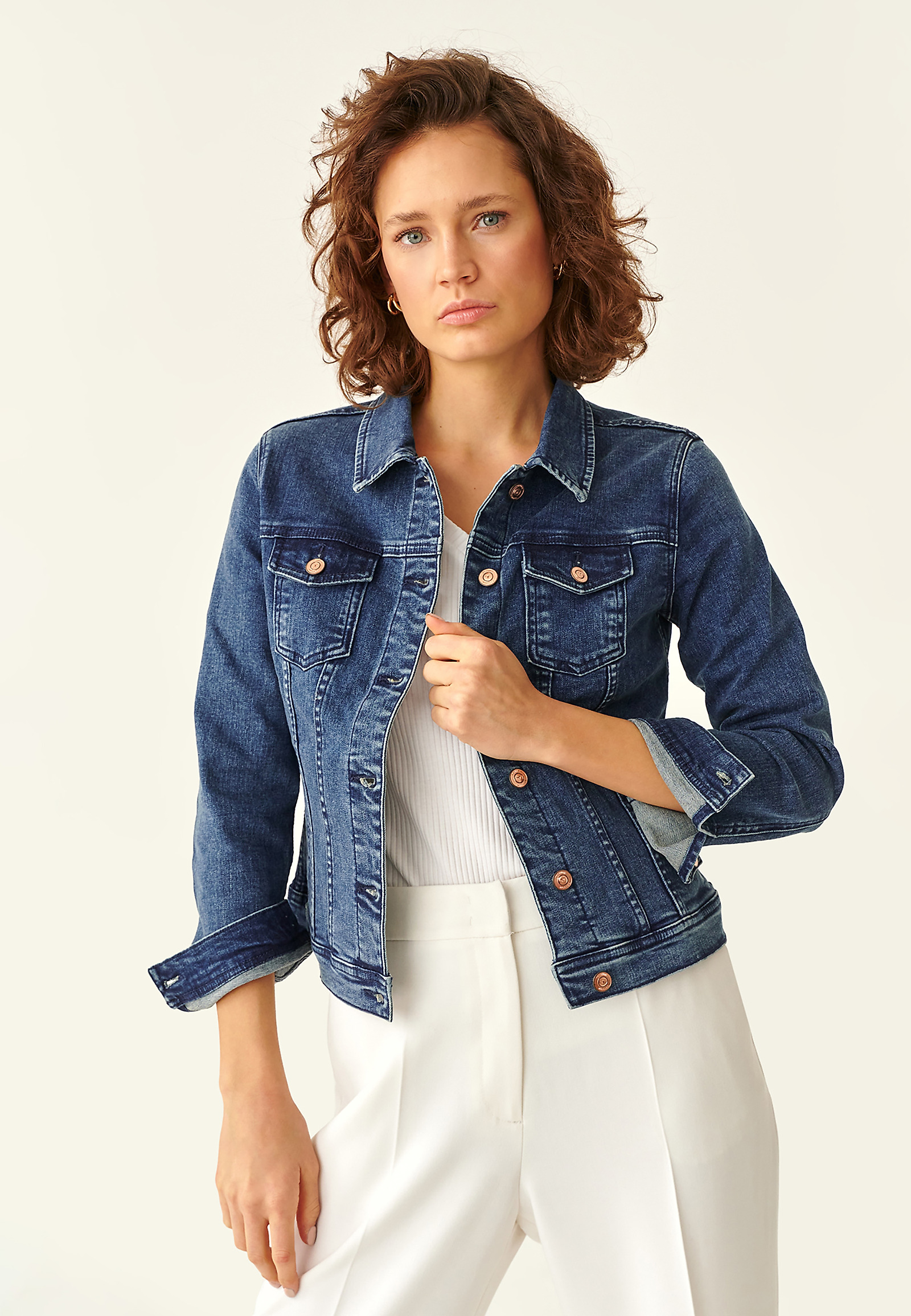 LADIES' DENIM JACKET BESKA 6 LADIES' DENIM JACKET BESKA 6 BLUE 93241