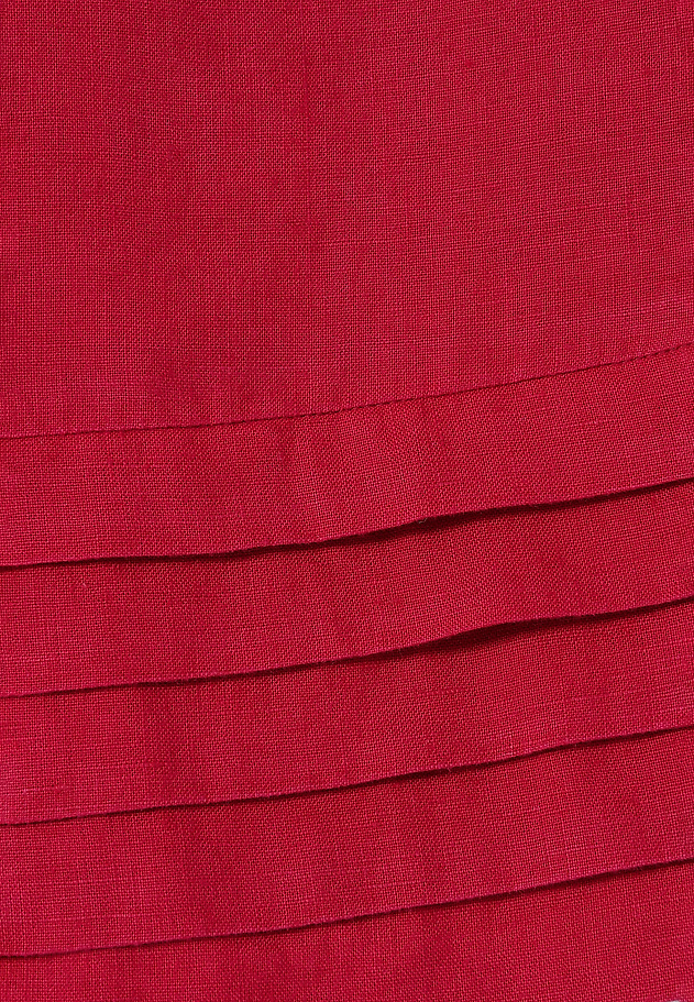 LADIES’ LINEN DRESS WITH SHORT SLEEVES - TWIGA LADIES’ LINEN DRESS WITH SHORT SLEEVES - TWIGA PINK 8