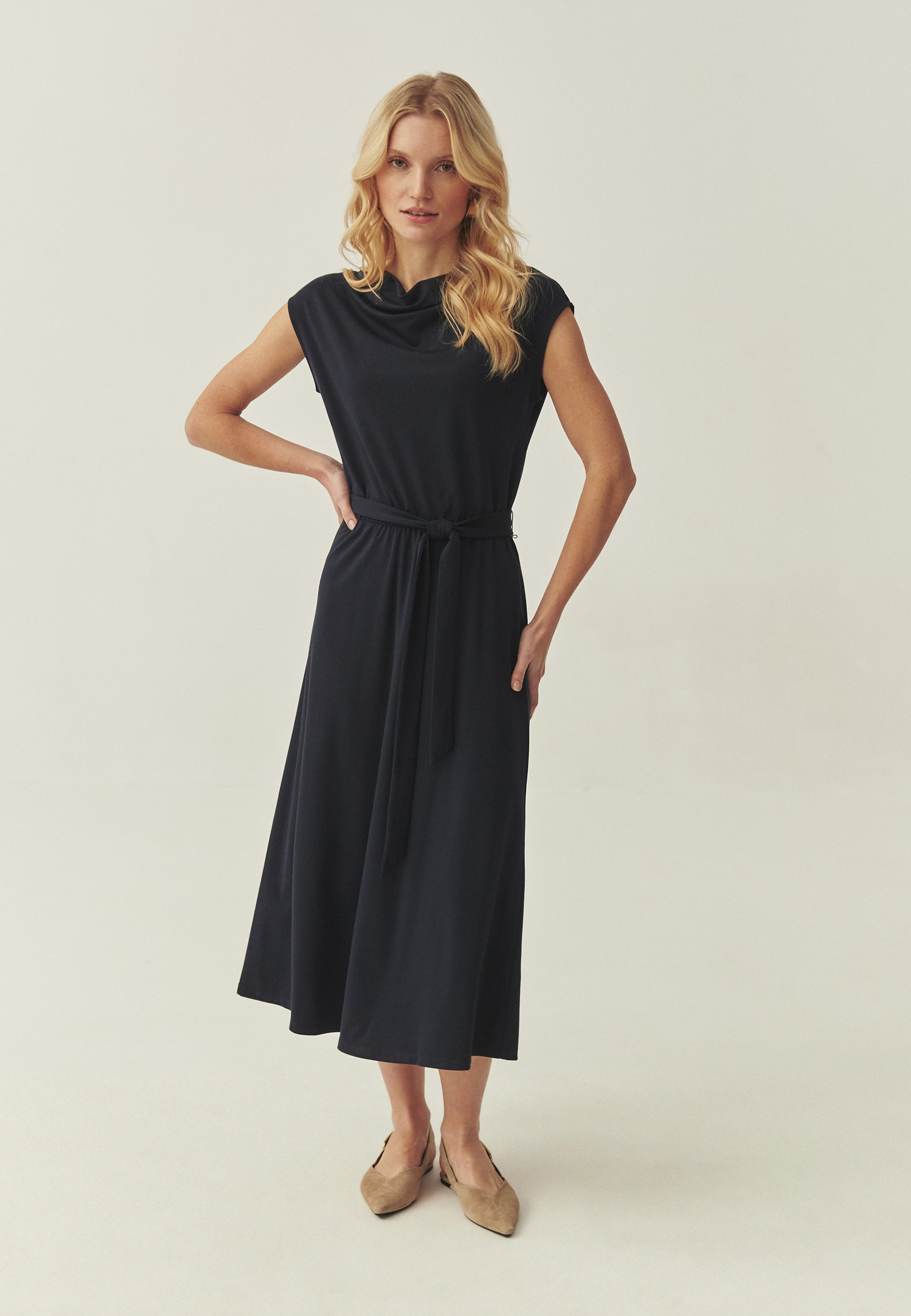 ROCHIE MIDI TRICOTATĂ - AVI BLEUMARIN 2