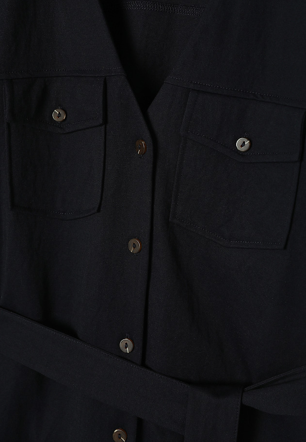 FITTED VISCOSE SCHMISSERIE - LEZI FITTED VISCOSE SCHMISSERIE - LEZI GRANATOWY 7
