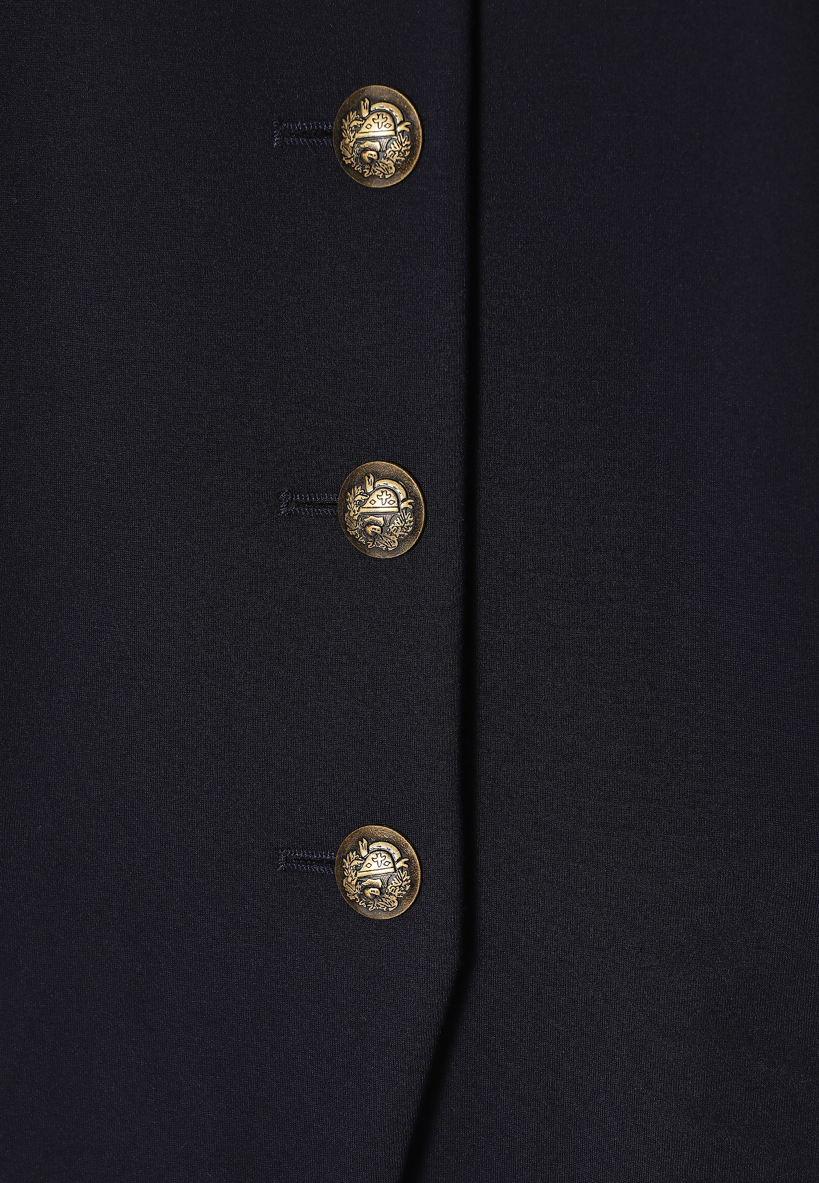 SHORT JACKET WITH STAND-UP COLLAR AND DECORATIVE BUTTONS - MORKA SHORT JACKET WITH STAND-UP COLLAR AND DECORATIVE BUTTONS - MORKA NAVY BLUE 113128