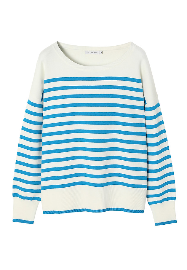 LADIES’ OVERSIZED STRIPED SWEATER - MIRO LADIES’ OVERSIZED STRIPED SWEATER - MIRO MULTIKOLOR 6