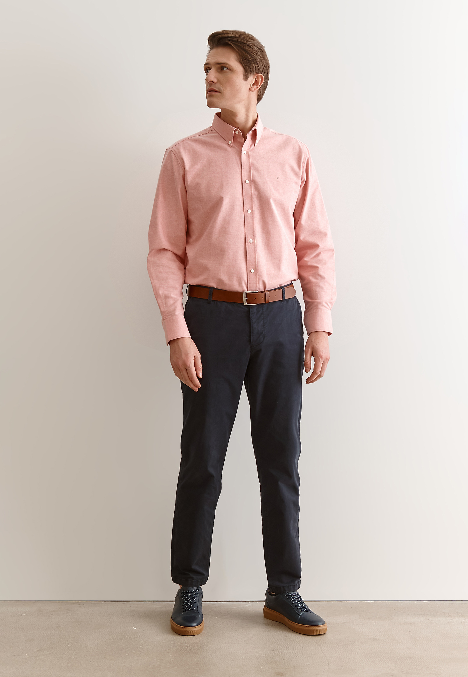 MEN'S COTTON SHIRT BELLEN CLASSIC MEN'S COTTON SHIRT BELLEN CLASSIC RED 77329