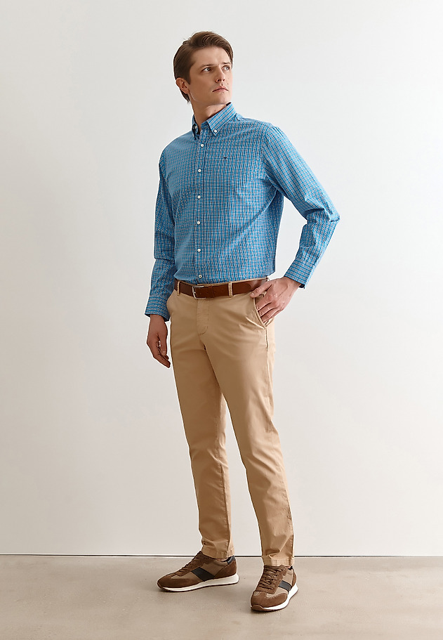 pánska košeľa dlhý rukáv FILIP 1 CLASSIC pánska košeľa dlhý rukáv FILIP 1 CLASSIC MODRÁ 1