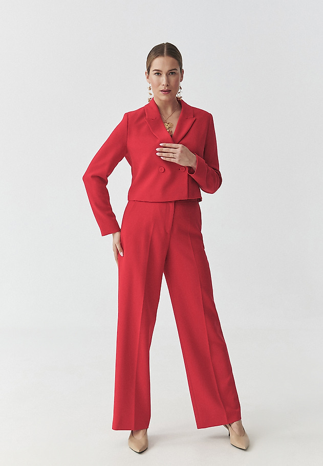 SHORT BLAZER — RENETAKIA SHORT BLAZER — RENETAKIA CZERWONY 2
