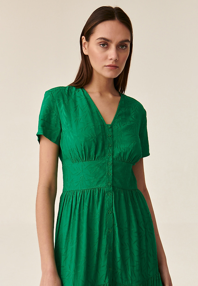 LADIES' SHORT-SLEEVE DRESS KAMDI 2 LADIES' SHORT-SLEEVE DRESS KAMDI 2 ZIELONY 4