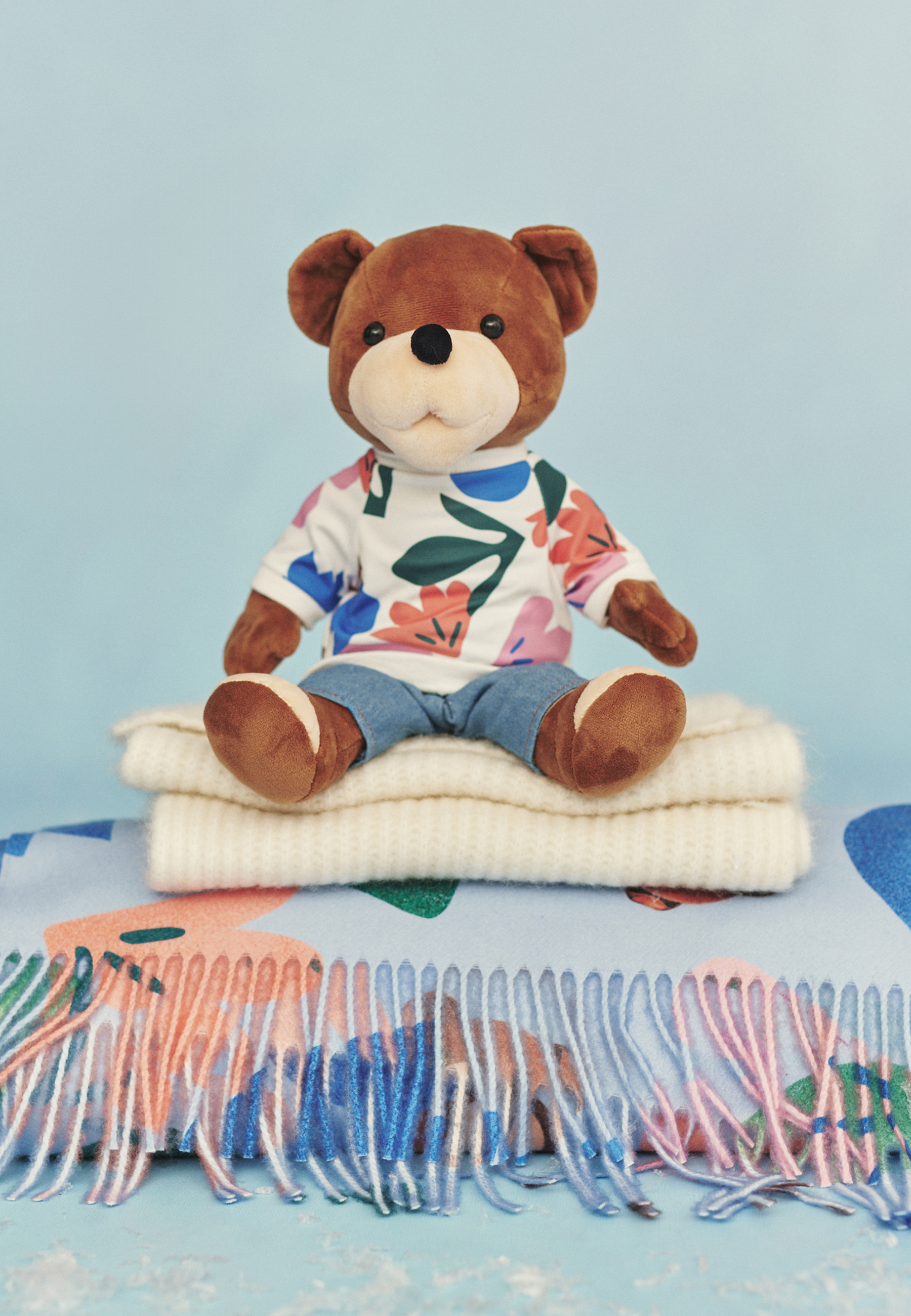 PLUSZOWY MIŚ USZATEK - TOY-BEAR 4 BEŻOWY 2