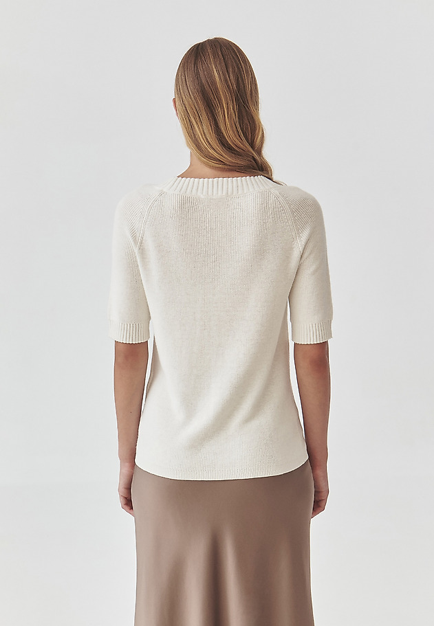 LADIES’ SHORT-SLEEVED BLOUSE - TERESA LADIES’ SHORT-SLEEVED BLOUSE - TERESA ECRU 4