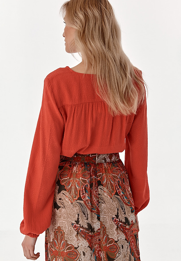 LADIES' EMBROIDERED BLOUSE NADIANA LADIES' EMBROIDERED BLOUSE NADIANA RED 2