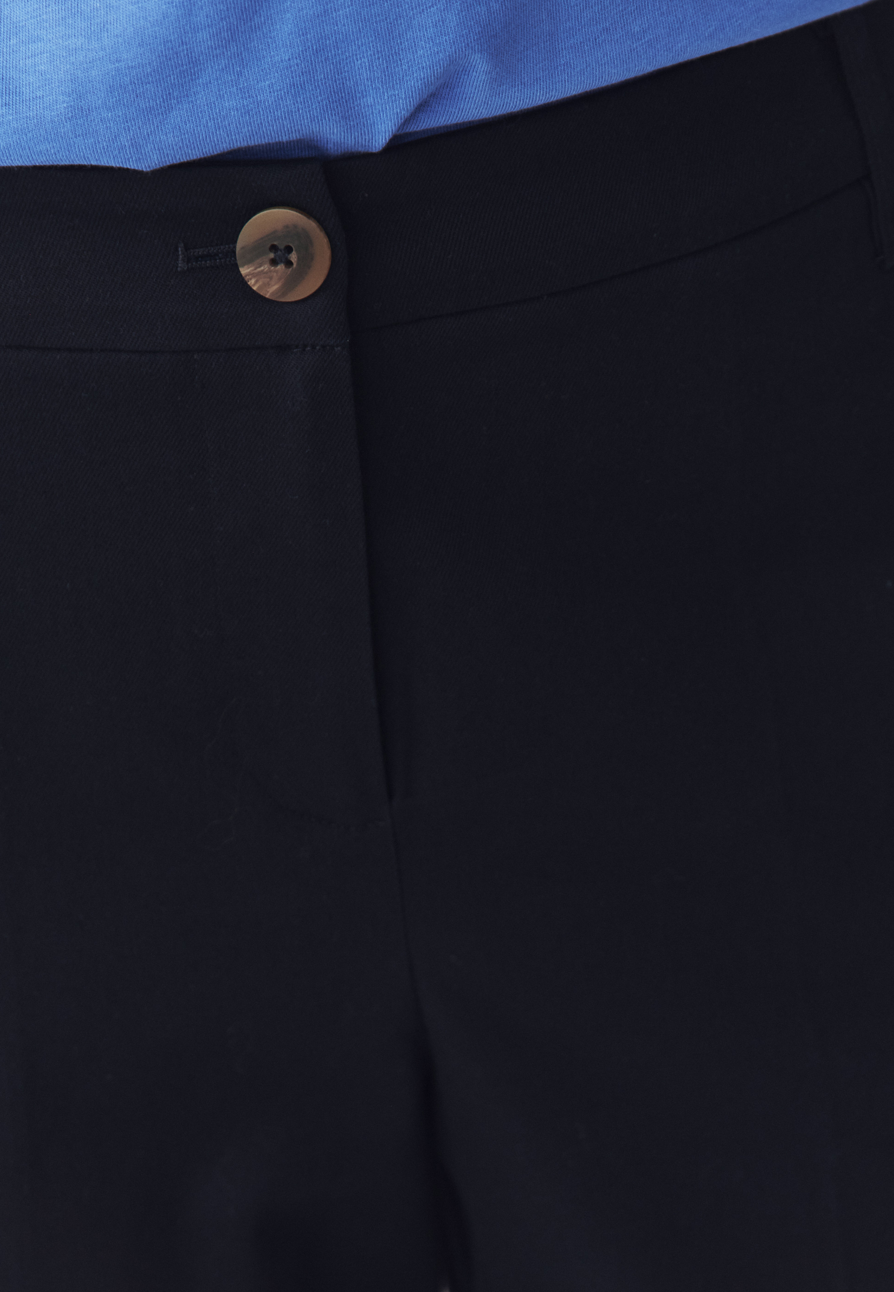 TKANINOWE SZORTY Z KANTEM - NAKOMO GRANATOWY 2